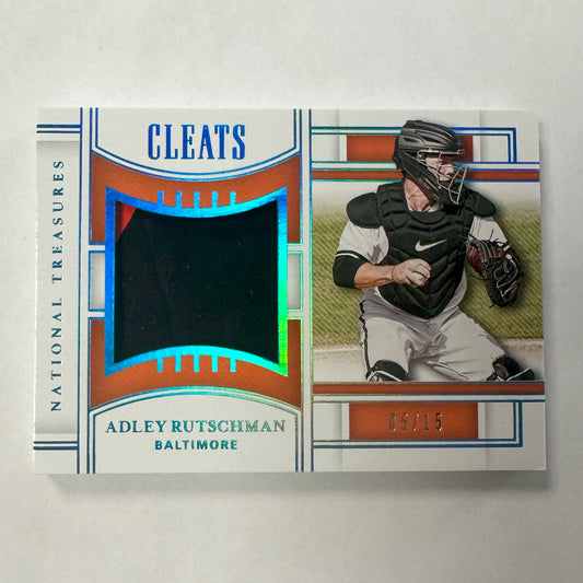 2021 Panini National Treasures Adley Rutschman CLEATS #CL-AR #05/15